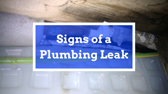 common signs of leak