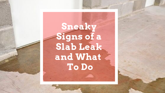 Sneaky Signs of a Slab Leak and What To Do