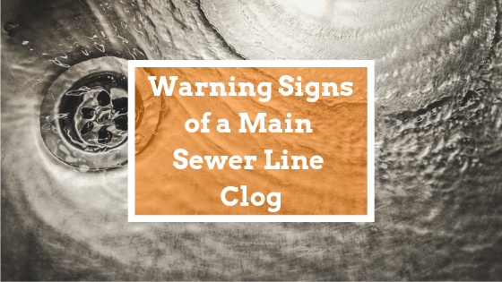 warning signs main sewer clog